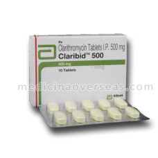 Claribid 500mg tab (Clarithromycin)