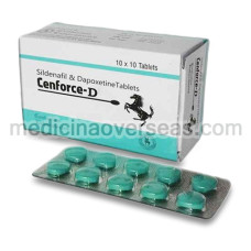 Cenforce D 160 mg (Sildenafil 100 mg and Dapoxetine Citrate 60 mg Tablets)