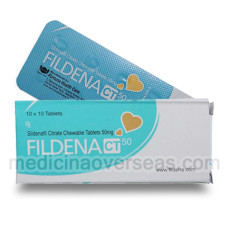 Fildena CT (Sildenafil Citrate Chewable Tablets 50mg)