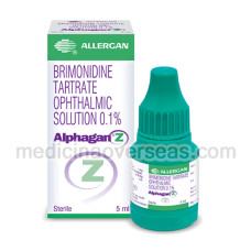 Alphagan Z Opthalmic Solution(Brimonidine(0.1), Stabilized Oxychloro(0.005)) 