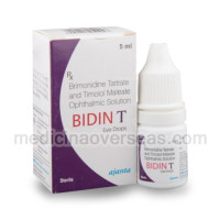 Bidin T eye drop(Timolol(5), Brimonidine(2))