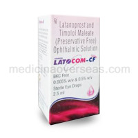 Latocom CF Eye Drop(Latonoprost, Timolol) 