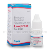 Lowprost Eye drops(Bimatoprost 0.01) 