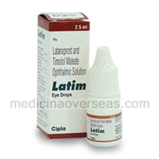 Latim Eye Drop (Latanoprost, Timolol Maleate Ophthalmic Solution)