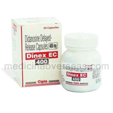 Dinex EC 400 mg Tab(Didanosine) 