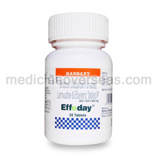 Effoday Tab(Lamivudine, Tenofovir disoproxil fumarate and Efavirenz)