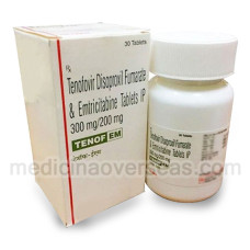 Tenof EM 200/300 mg Tab(Emtricitabine + Tenofovir disoproxil fumarate)