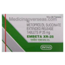 Embeta XR 25mg Tab (Metoprolol XL)