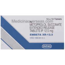 Embeta XR 12.5mg Tab (Metoprolol XL)