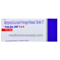Tolol –XR 12.5mg Tab (Metoprolol XL)