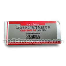 Caditam 20 mg Tab (Tamoxifen Citrate)