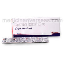 Capezam 500 mg Tab(Capecitabine)