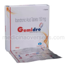 Gemidro 150 mg Tab (Ibandronic Acid)
