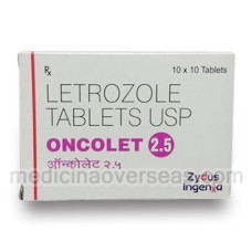 Oncolet 2.5 mg Tab(Letrozole)