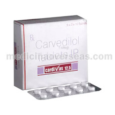 Cardivas 12.5mg tab (Carvedilol)