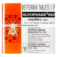 Glyciphage 850 Tablet (Metformin)
