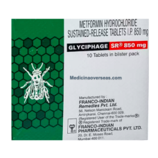 Glyciphage SR 850mg Tablet (Metformin)