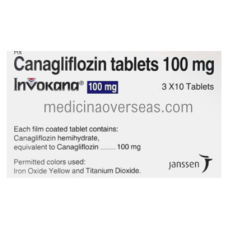 Invokana 100mg Tablet (Canagliflozin)