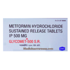 Glycomet 500 SR Tablet (Metformin 500mg)	