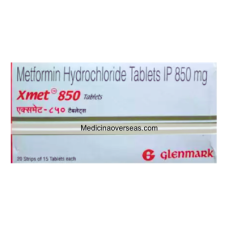 Xmet 850 Tablet (Metformin)